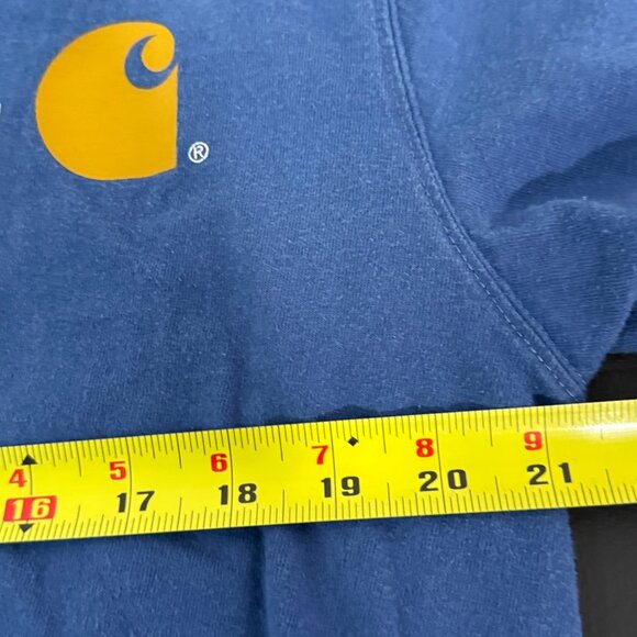Carhartt Original Fit T-Shirt Mens Medium Blue Faded Casual Workwear - Picture 11 of 13
